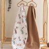 2'li Set Araba Baskılı Müslin Bebek Örtüsü 90x100cm