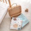 2'li Set Uzay Baskılı Müslin Bebek Örtüsü 90x100cm