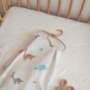 Dinozor Baskılı Müslin Bebek Örtüsü 90x100cm