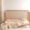 Kirpi Nakışlı 4 Katlı Müslin Bebek Battaniyesi 100x100cm